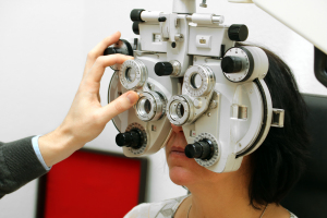 Messgerät eines Augenoptikers